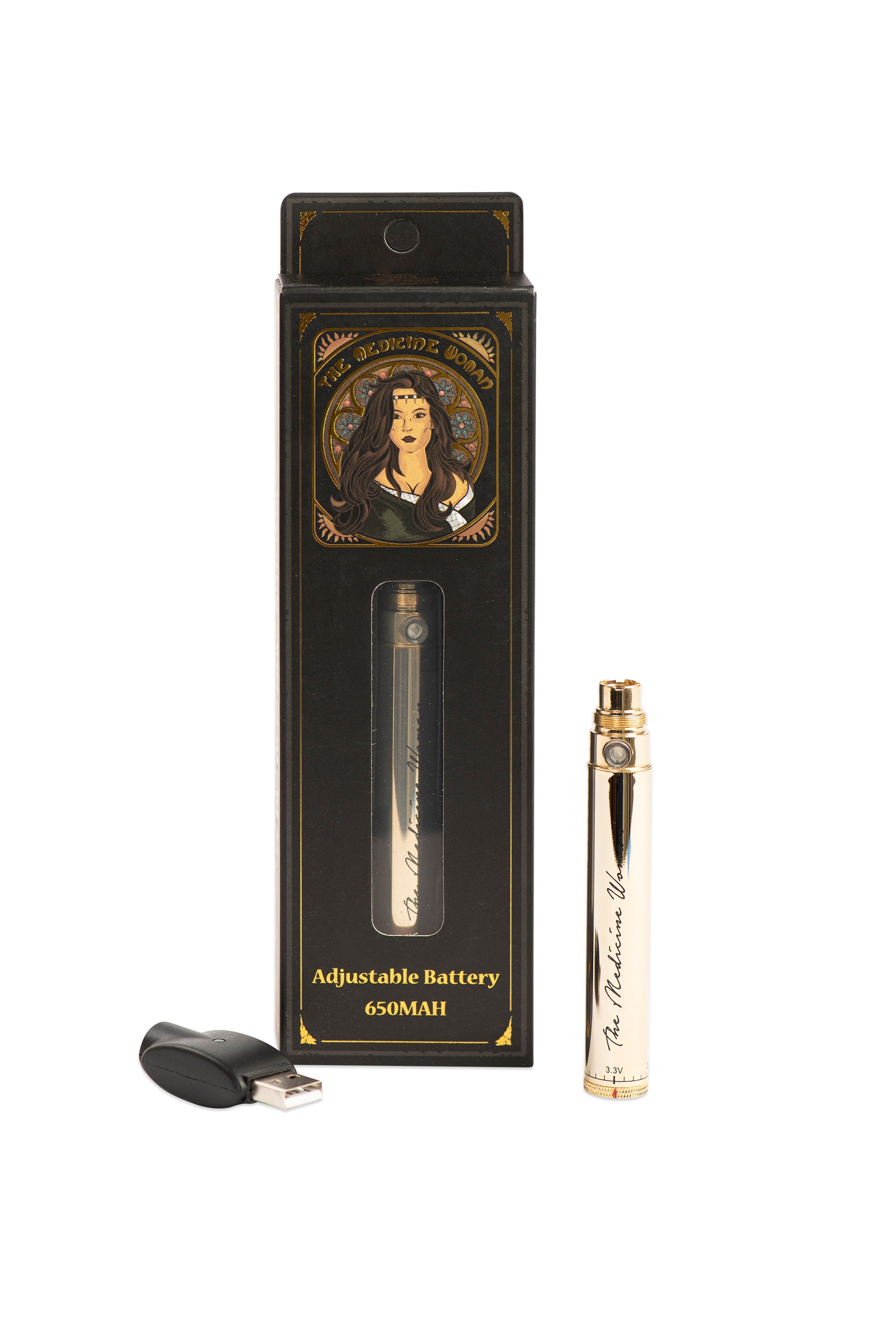650mah gold battery